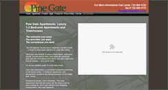 Desktop Screenshot of pinegateapts.com