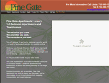 Tablet Screenshot of pinegateapts.com